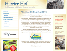 Tablet Screenshot of harrier-hof.de